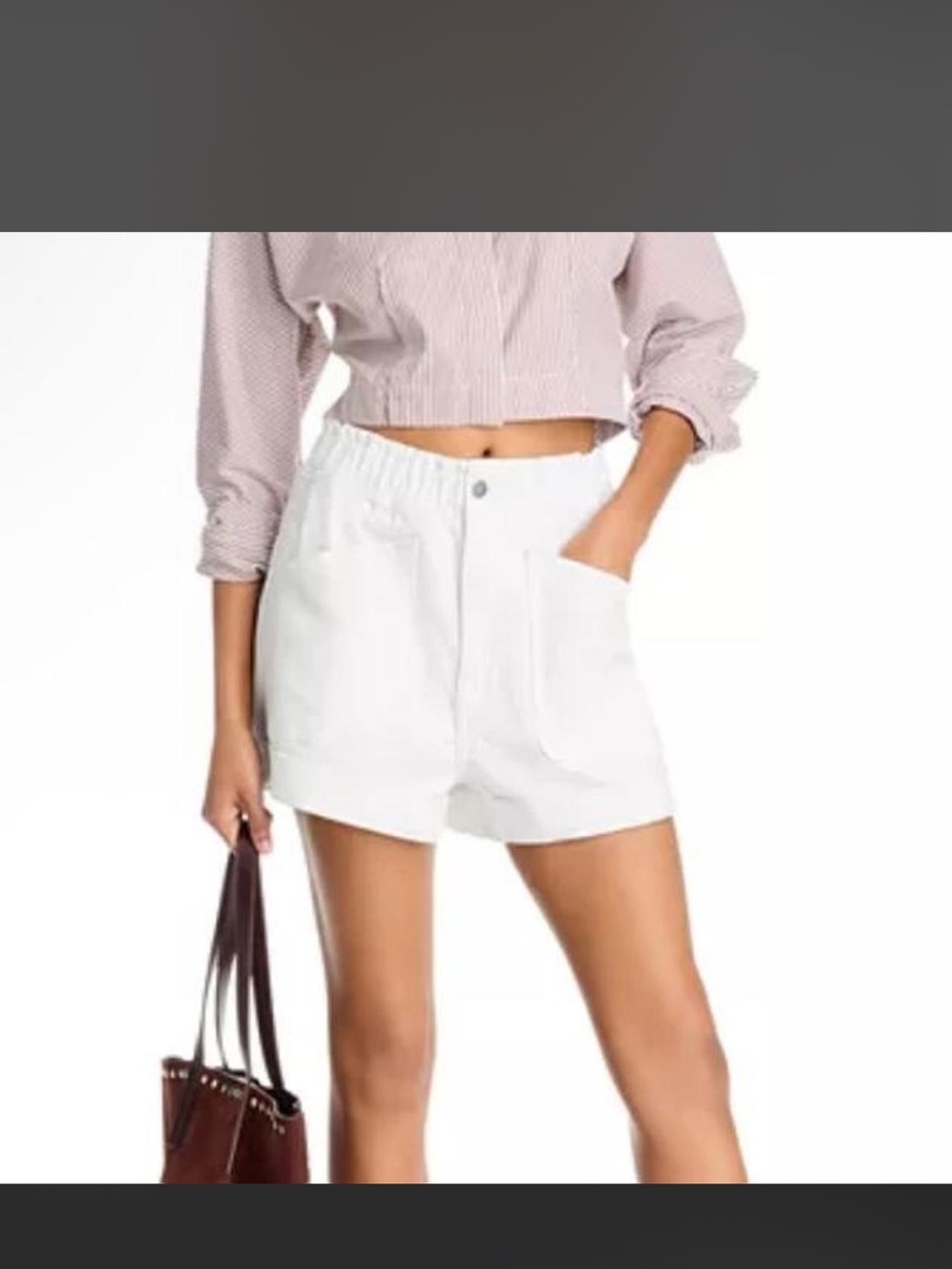 Aqua White Women’s Shorts Bloomingdale’s exclusive - Picture 4 of 10